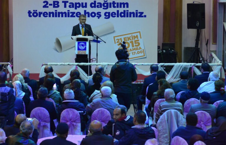 Üsküdar’da 2B Arazi Sorunu Çözüldü