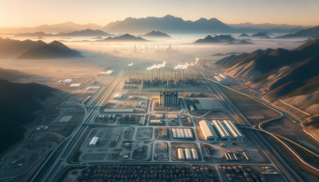 Burdur’da altyapısı hazır, organize sanayi bölgesi sınırındaki bir sanayi arsası ve çevresinde yer alan fabrikalar