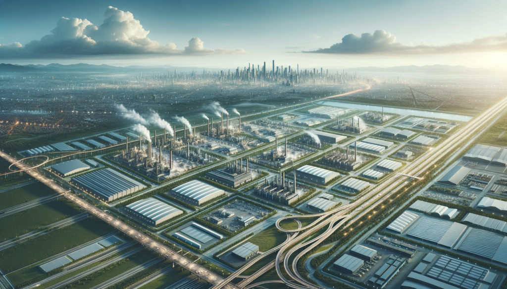 Gaziantep’te altyapısı tamamlanmış sanayi arsaları ve organize sanayi bölgesi genel görünümü