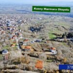 AKMEŞEDE MUHTEŞEM PANORAMİK MANZARALI 378m2 VİLLA İMARLI ARSA - Fotoğraf 2