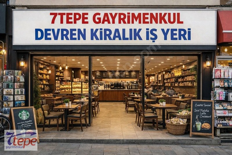 7TEPE’DEN KADIKÖY RIHTIM’DA 140 M2 DEVREN KİRALIK İŞ YERİ