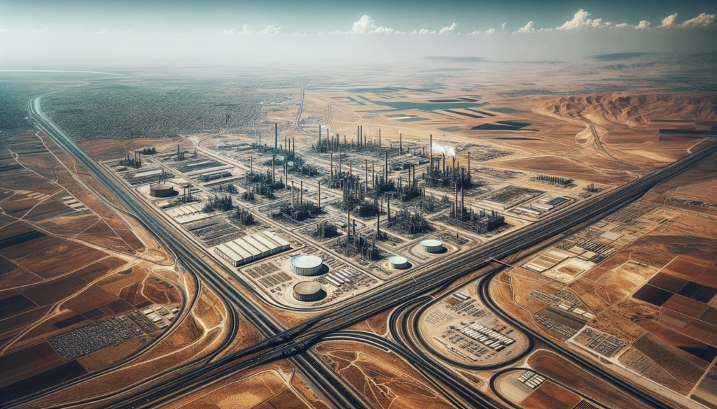 Mardin’de gelişen sanayi bölgeleri ve ana ulaşım hatlarıyla çevrelenen sanayi arsaları