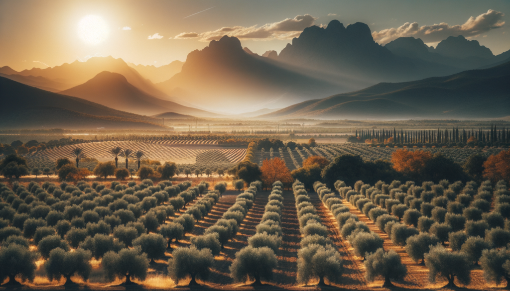 Osmaniye’de verimli topraklarda uzanan zeytinlik ve Toros dağları manzarası